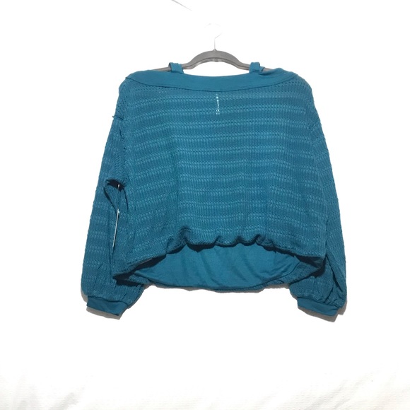 🆕 Free People Knit Off Shoulder Shirt - Picture 4 of 7